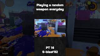 Playing a random weapon everyday PT16 #splatoon3 #splatoon