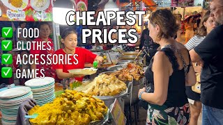 Cheapest Night Market At Patong Beach February 2024 Phuket Thailand 🇹🇭  #bangla