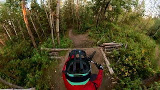 local trail in cameron  with justine