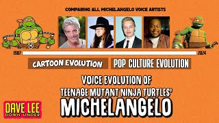 Voice Evolution of TMNT's MICHELANGELO Compared & Explained - 37 Years | CARTOON EVOLUTION