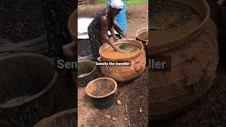 Village lifestyle part 1- palm kernel production #travel #ghana #africa #ghanaians #adventure