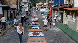 Procissão de Corpus Christi paróquia Nossa Senhora das Graças Muriqui drone mini 3