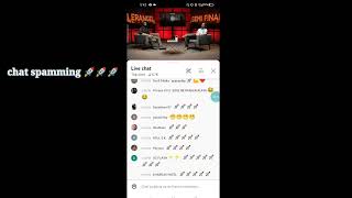 Rocket 🚀 spam in Battleground mobile India channel Bgis semi final | Chat Spamming 🚀🚀 In Bgis Match