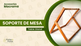 Tejido Macramé sin límites: Descubre el soporte de mesa portátil para tejer en cualquier lugar