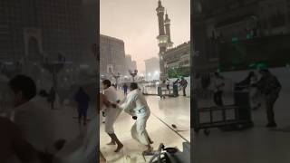 Makkah Sahar me aaya Bhayanak 😧 Toofan | Rain in Mecca #makkah #shorts #shortsfeed