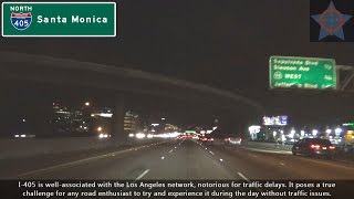 (S06 EP10) I-405 North at Night, I-710 to U.S. 101