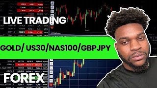 LIVE Trading (GOLD US30 NAS100 SPX500 GBPJPY) London & New York Session September 23rd 2024