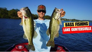 Bass fishing Lake Guntersville October.