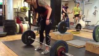 DL from boxes/DL Superset, 4x80kg/5x75kg, 19/2-15