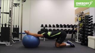 Shoulder - Dynamic Lat Dorsie Stretch on Exercise Ball