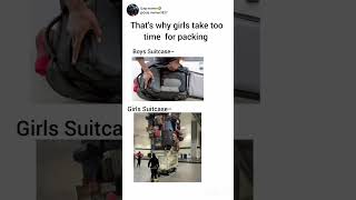 Meme on girls's Suitcase 🤣 || #yt #shorts