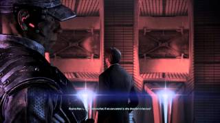 Mass Effect 3 - Anderson and the Illusive Man on the Citadel