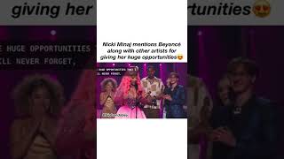 Nicki Minaj thanks Artists who supported her in the past!! #nickiminaj #beyonce #ye