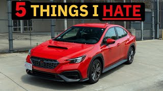 5 Things I Hate About My 2022 Subaru WRX