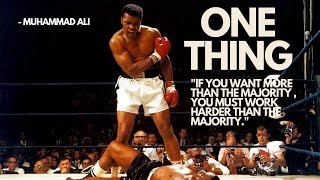 One thing - Just that little extra - Motivational Video 2023