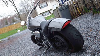 Yamaha Warrior bike build Custom Paint