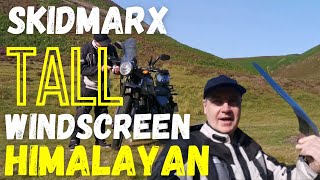 Change The Windscreen on a Himalayan - Skidmarx Best Windscreen to install on a Royal Enfield  ADV