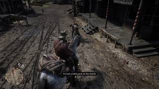 Red Dead Redemption 2 randon salloon fight