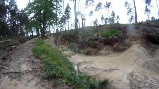 Swinley forest jump gulley 16th June 2013 - Hip Jump 2