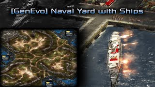 Generals Evolution Mod BETA 0.21- Naval Yard With Ships