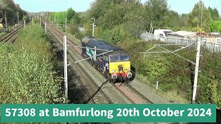 57308 at Bamfurlong - 20th October 2024