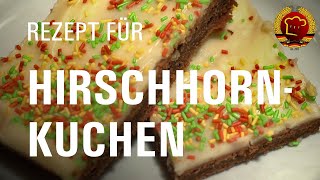 Den legendären Hirschhornkuchen selber backen mit diesem DDR Rezept