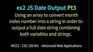 ex2 JS Date Output Pt3