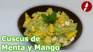 🥗 ENSALADA de Cous Cous, Menta y Mango *FRESCA*