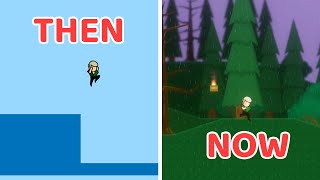 THEN and NOW - Platformer Game Progress - Indie DEVLOG 1