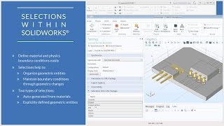 How to Use COMSOL Multiphysics® Selections in the SOLIDWORKS® Software