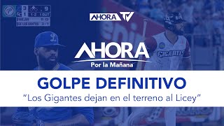 Carlos Peguero da el golpe definitivo y los Gigantes dejan en el terreno al Licey