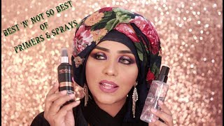 BEST 'N' NOT SO BEST OF PRIMERS & SPRAYS | 2017