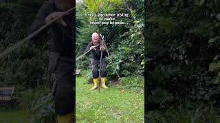 Every gardener making sweet pea tripods. #funny #gardening #shorts #viralvideo