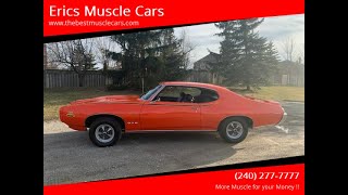 1969 GTO JUDGE  @ Eric’s Muscle Cars