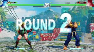 STREET FIGHTER V ranking match Cammy vs Ryu