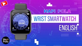 Hapi Pola | WRIST Bluetooth Calling Smartwatch | Demo (ENGLISH)