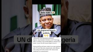 Breaking news: Nigeria publicly gets kicked out of UN| Ghana made it #youtubecreatorcommunity