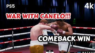 Undisputed Multiplayer - War With Canelo / Comeback Win - Undisputed PS5 Gameplay