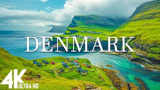 FLYING OVER DENMARK (4K UHD) — расслабляющая музыка и красивая природа — видео 4K Ultra HD