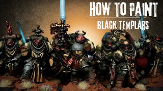 How to Paint Black Templars: 10 Hours for 700Pts of Grimdark Models!