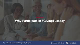 6 Weeks to a Successful Giving Tuesday Campaign