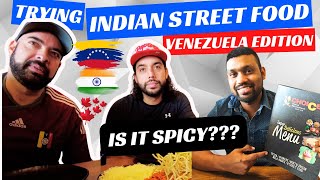 Shocking Reactions: Venezuelans Trying Indian Street Food Part-1