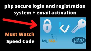 PHP secure login and registration system + email activation | Linkedsoftwares