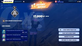 Fortnite_ 1 Victory Crown in the Marvel season