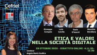 ETICA E VALORI NELLA SOCIETÀ DIGITALE - Tecnologia robotica ed evoluzione umana