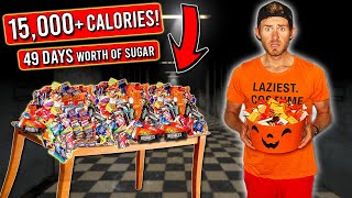 I Tried To Eat 1,000+ Pieces of Halloween Candy in 1 HOUR!