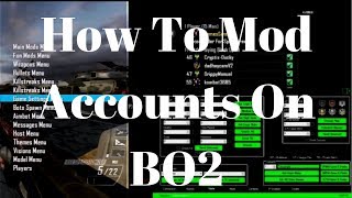 How To Mod Accounts On BO2 (Black Ops 2)