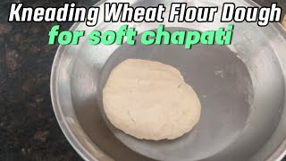 How to Knead wheat flour dough for chapati || kneading wheat flour dough @nicelyname