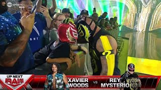 RAW 30/9/24 FULL MATCH - Rey Mysterio vs Xavier Woods