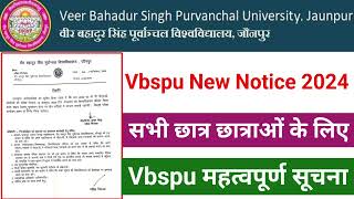 Vbspu Important Notice 2024 | #vbspu